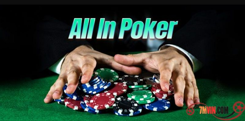 Luật All in trong Poker với bàn 2 người chơi