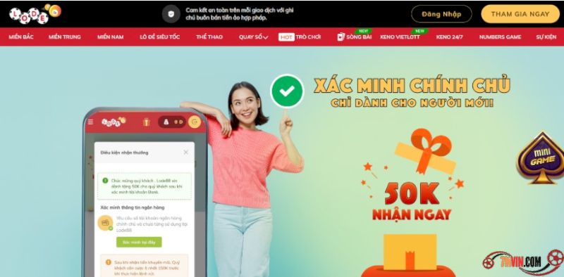 Giao diện chính Lode88 thân thiện - chuyên nghiệp