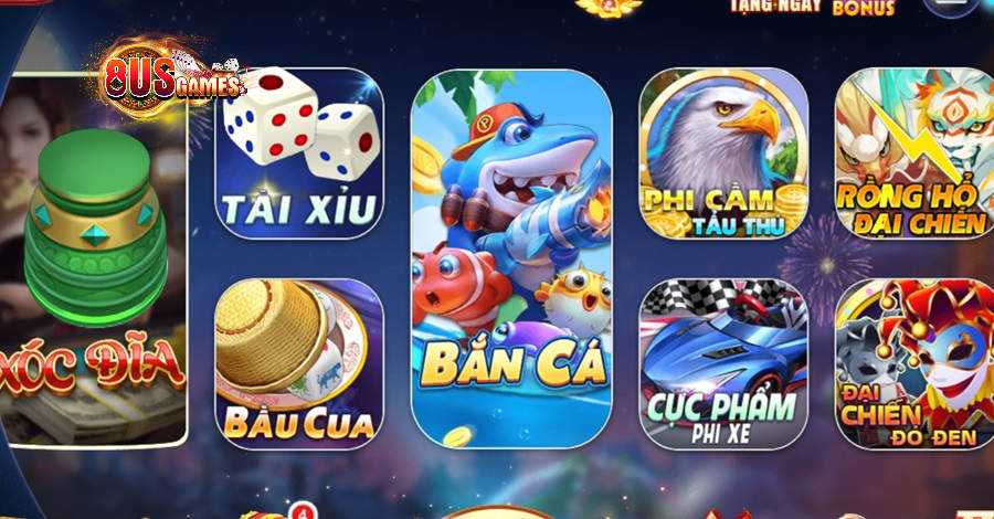 Kho game đa dạng với các trò chơi hot trend 2024