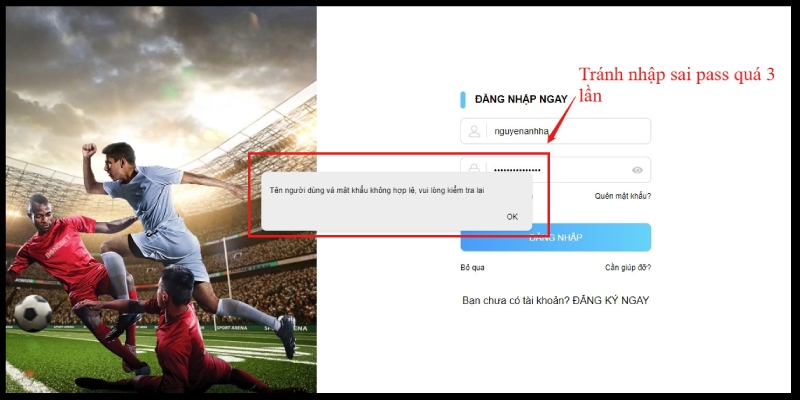 Nguyên nhân thất bại chủ yếu là do tân thủ không nhớ pass 