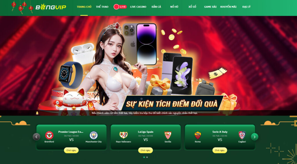 Giới Thiệu về Bongvip - Nhà Cái Uy Tín và Đa Dạng