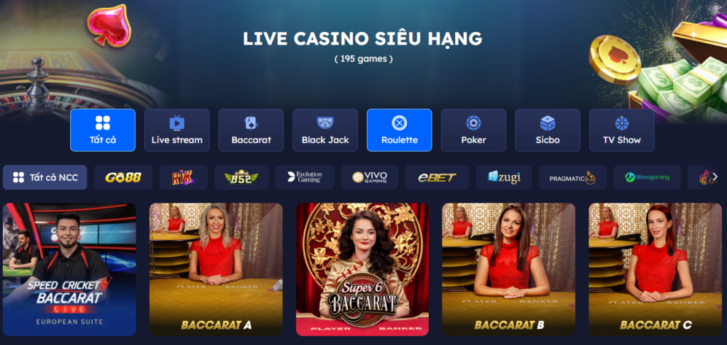 Tham gia sảnh live casino siêu hạng từ nhà cái DA88