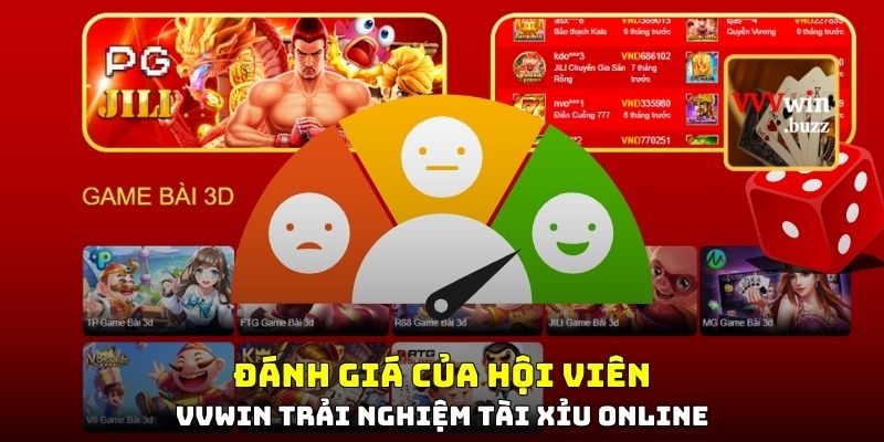 Hình 4: Đánh giá của hội viên VVWIN trải nghiệm tài xỉu online