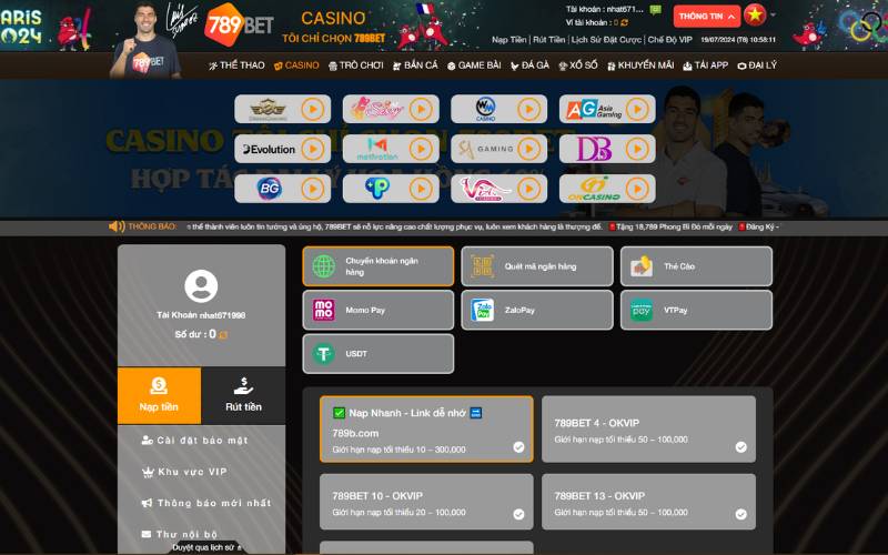 Tham gia Casino 789bet với các bước cơ bản từ A-Z 