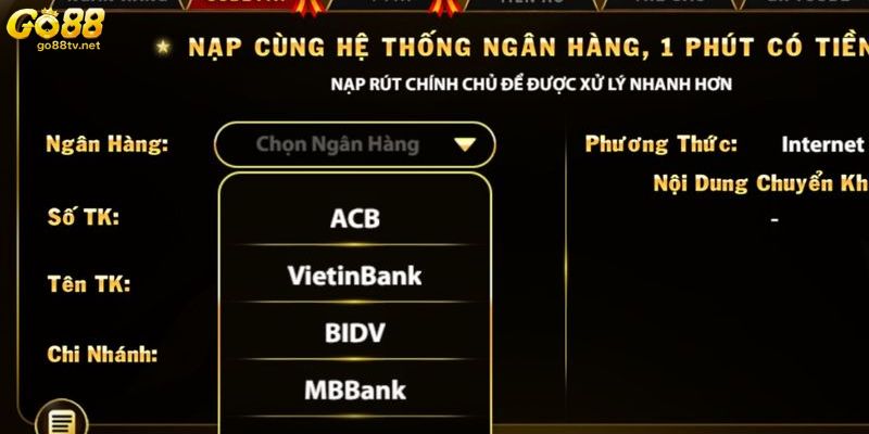 Banking qua ngân hàng luôn được ưa chuộng