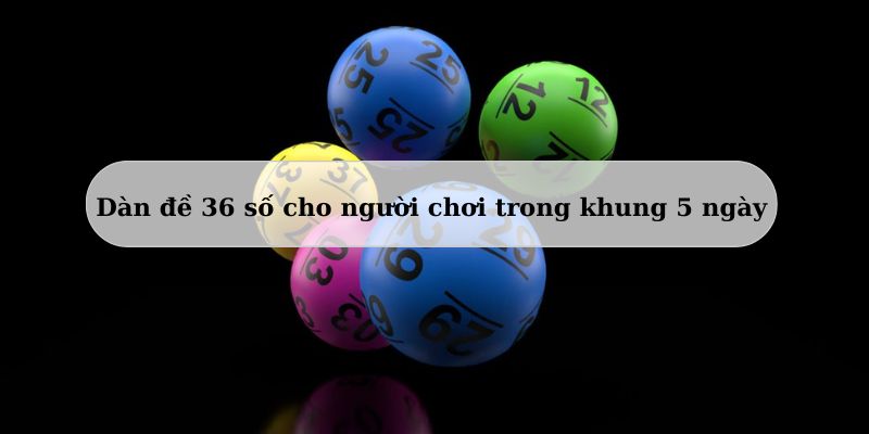 Nuôi dàn đề khung 5 ngày