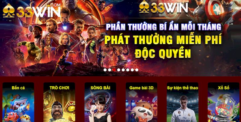 Kho game độc quyền tại 33Win mà bạn nên thử