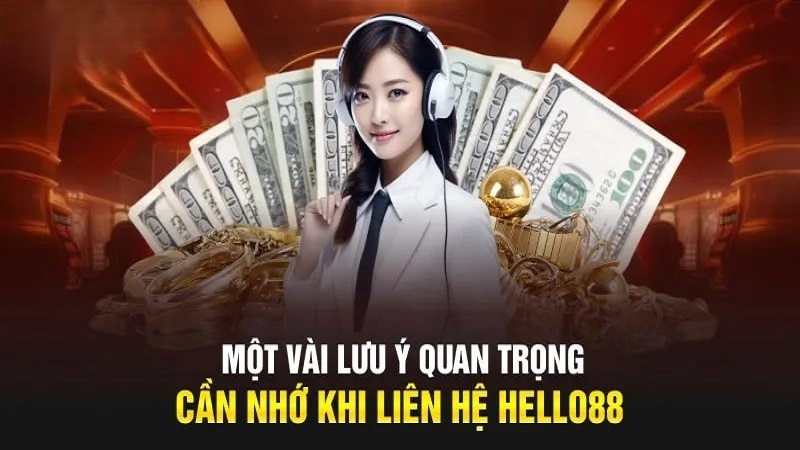 Một vài lưu ý quan trọng cần biết khi liên hệ Hello88