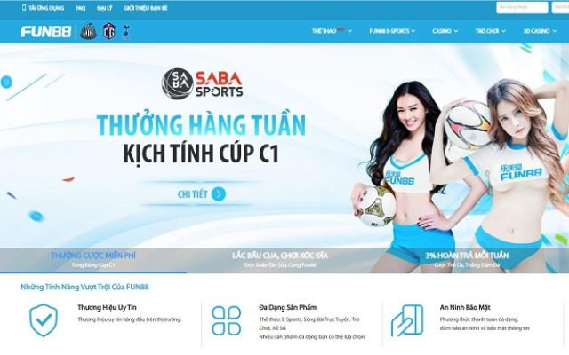 Hàng ngàn ưu đãi khủng với nhà cái Fun88.