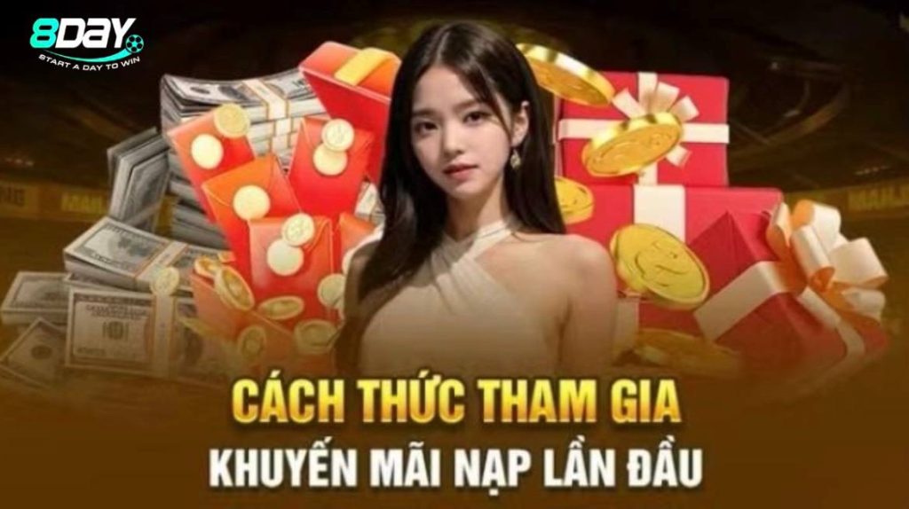 khuyến mãi nạp đầu tại 8day