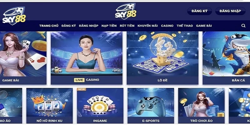 Đăng ký tài khoản tại sảnh SKY88 giúp bạn được giải trí trong nền tảng cá cược đa dạng và an toàn