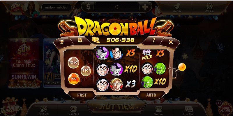 Dragon Ball là tựa game cực hot tại nhà cái