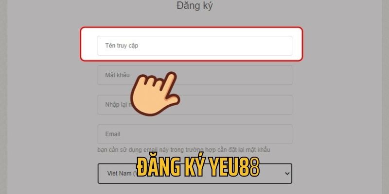 Thành viên có thể dễ dàng đăng ký tài khoản trên app di động