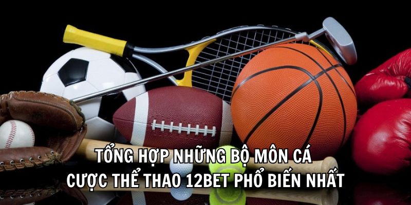 Tổng hợp những bộ môn cá cược thể thao 12Bet phổ biến nhất