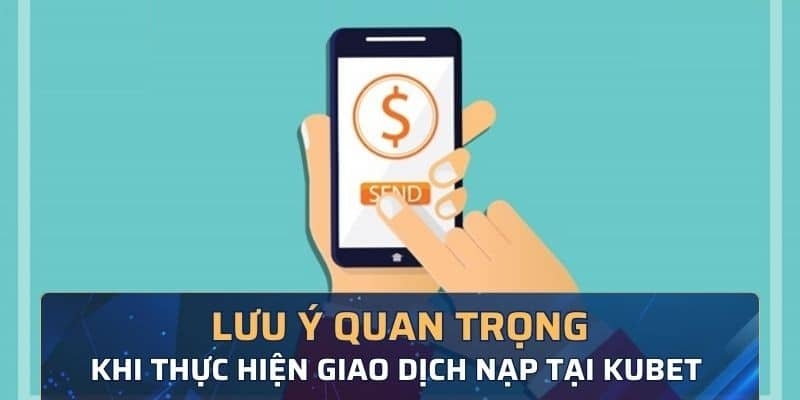 Một số lưu ý quan trọng cần nắm khi nạp cược