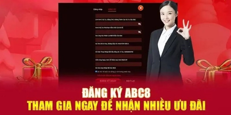 Những lợi điểm mà người chơi có được khi thực hiện Đăng ký ABC8