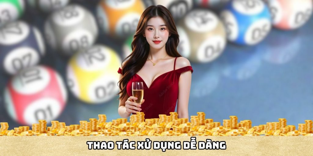 Giao diện xổ số W88 thân thiện, dễ thao tác