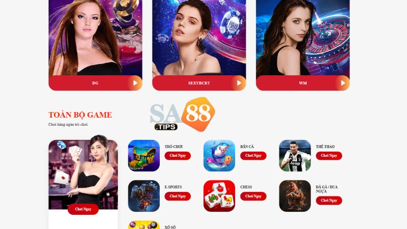 Nhà cái uy tín SA88 là sân chơi bình đẳng không có hành vi lừa đảo