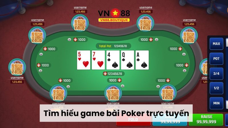 Tìm hiểu về game đánh bài Poker trực tuyến