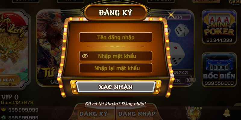 Điền thông tin đầy đủ và chính xác