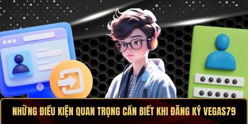 Những điều kiện quan trọng cần biết khi đăng ký VEGAS79