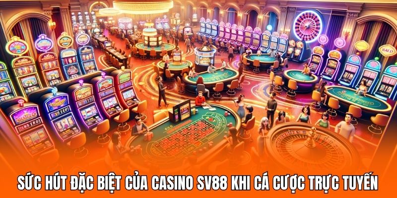 Sức hút đặc biệt của casino SV88 khi cá cược trực tuyến
