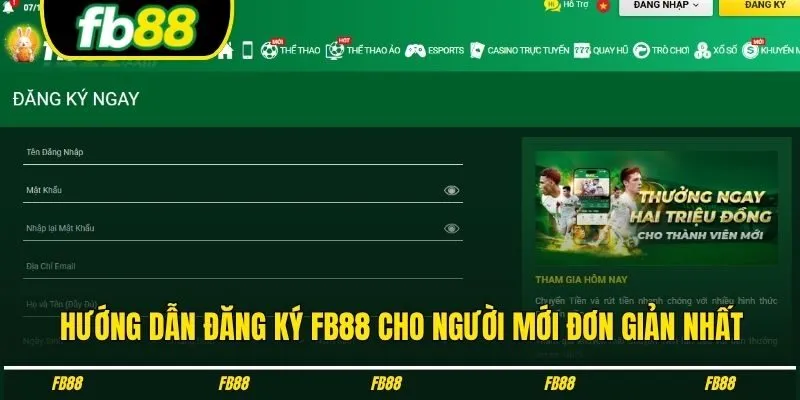 Hướng dẫn đăng ký – 3 bước đơn giản, hoàn tất trong 2 phút