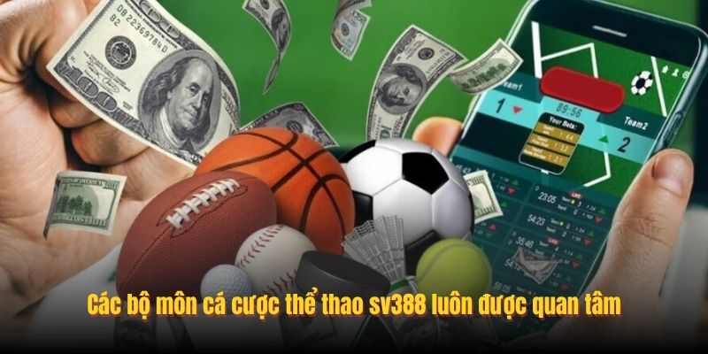 Các bộ môn cá cược thể thao SV388 luôn được quan tâm